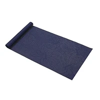 IH Casa Decor Vinyl Table Runner 54" Damask Navy Blue - Ensemble De 2