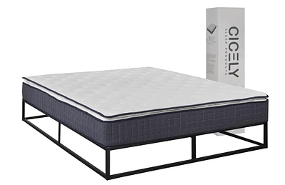 Matelas à ressorts ensachés King 11'' en mousse de gel Cicely