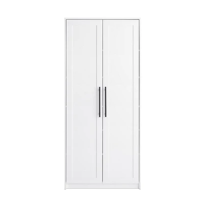 Prepac Armoire de rangement blanc Elite Premium