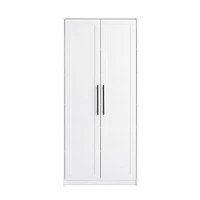 Prepac Elite Premium White Storage Cabinet