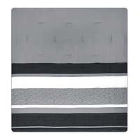 Springmaid Stitched Stripe Comforter Set, 3 Piece Comforter Set