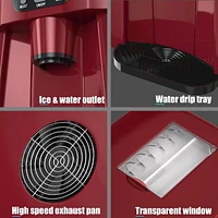 Frigidaire Compact Ice Maker and Water Dispenser - Red