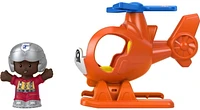 Fisher-Price – Little People – Hélicoptère et figurine Pilote