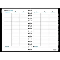 Petit Agenda Scolaire Hebdomadaire/Mensuel 2024 Five Star®, Noir Agenda hebdomadaire/mensuel