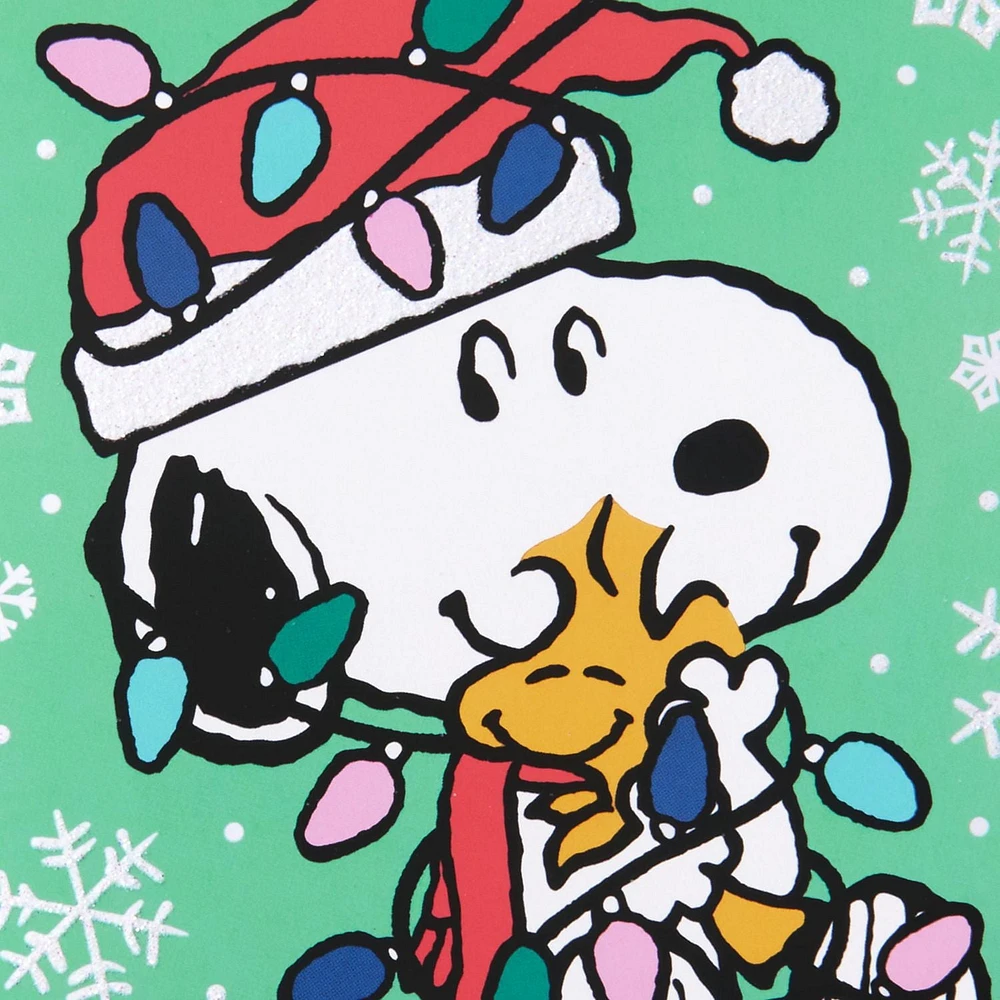 Hallmark Peanuts French-Language Boxed Christmas Cards, Snoopy and Woodstock Hug (Pack of 20 Cards with Envelopes)