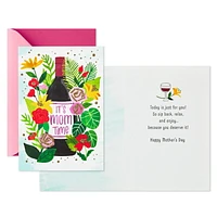 Assortiment de cartes Hallmark de la fête des Mères, paquet de 3 cartes pour les amies (« Moms Run the World »)