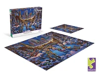 Ceaco Mickey and Friends Skating in Central Park 1500-Piece Interlocking Jigsaw Puzzle