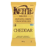 Kettle Chips Cheddar, 198g