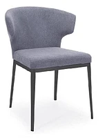 Chaise De Salle Grise Avec Dossier Sans Bouton