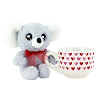 Way To Celebrate Valentine’s Day Plush Toy in Soup Mug