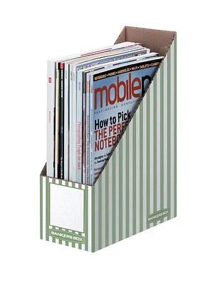 Porte-revues Bankers Box Decor - Paquet de 2 Idéal pour la maison ou le bureau.