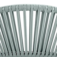Mainstays Patio Wicker & Sling Stacking Chair, Handwoven wicker
