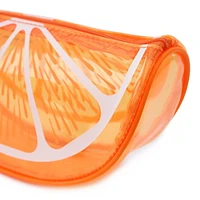 Pen+Gear Tinted Fruit Slice Pencil Pouch in Orange Design