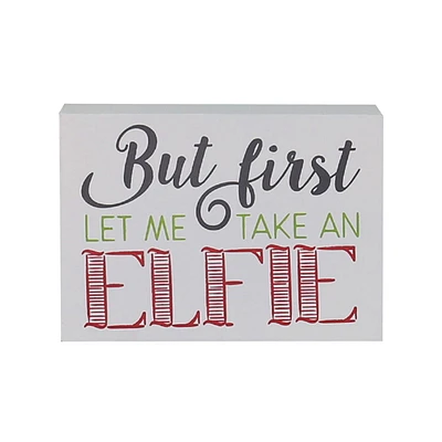 Avis pour dessus de table Holiday time avec inscription «Take and Elfie»