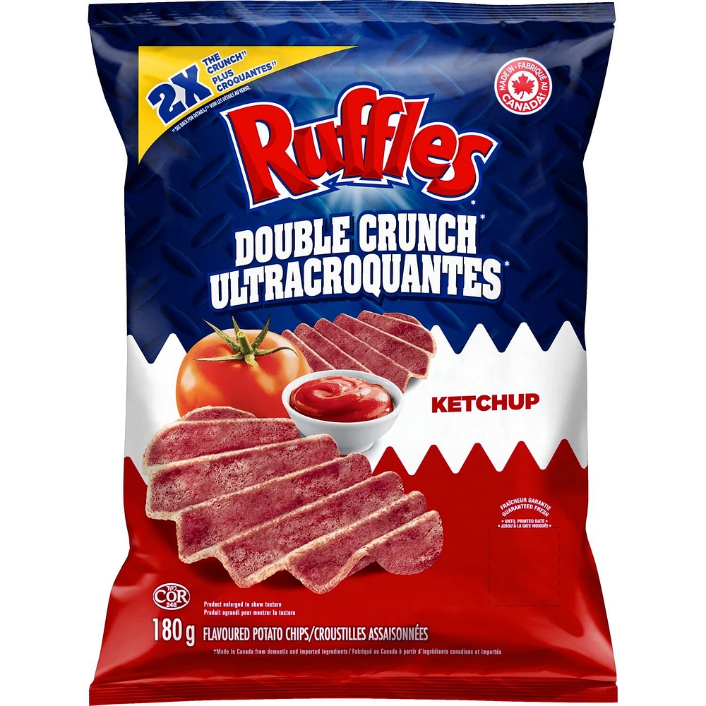 Ruffles Double Crunch Ketchup Flavoured Potato Chips