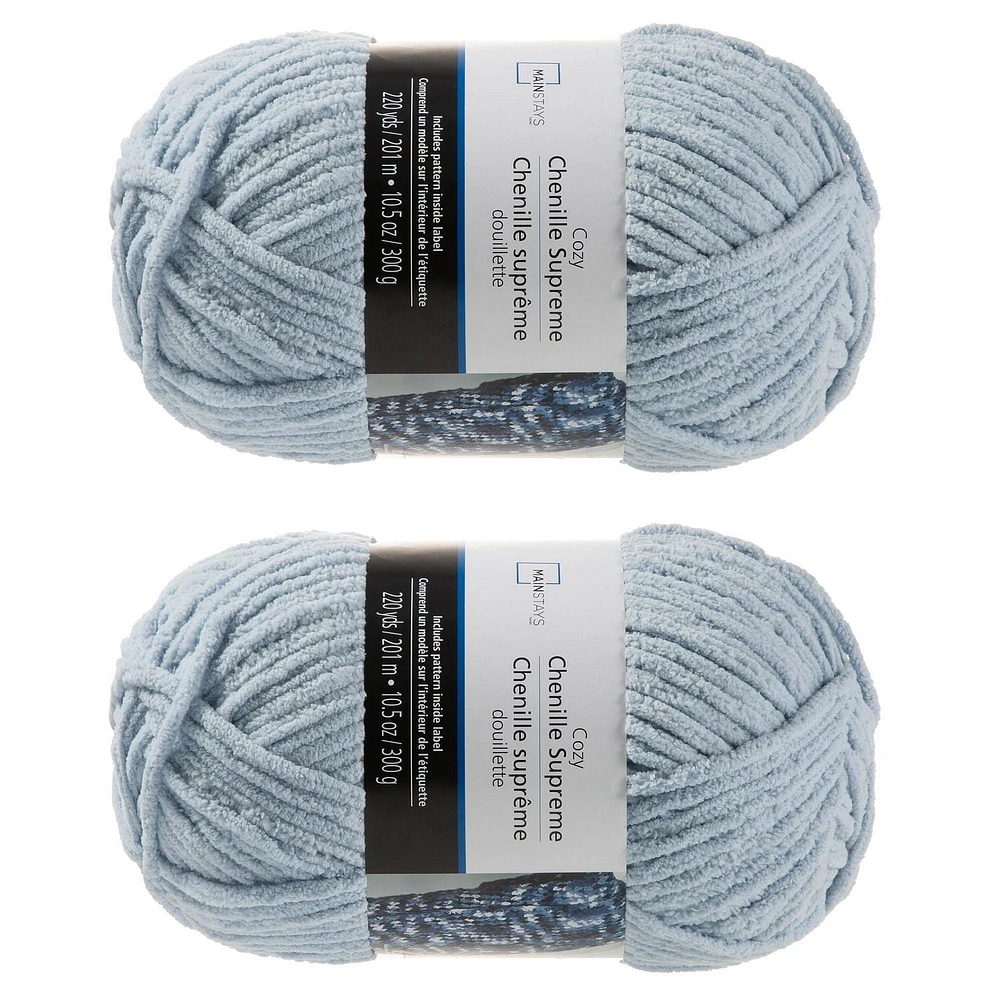 MAINSTAYS 2 PACK NIAGRA MIST POLYESTER YARN