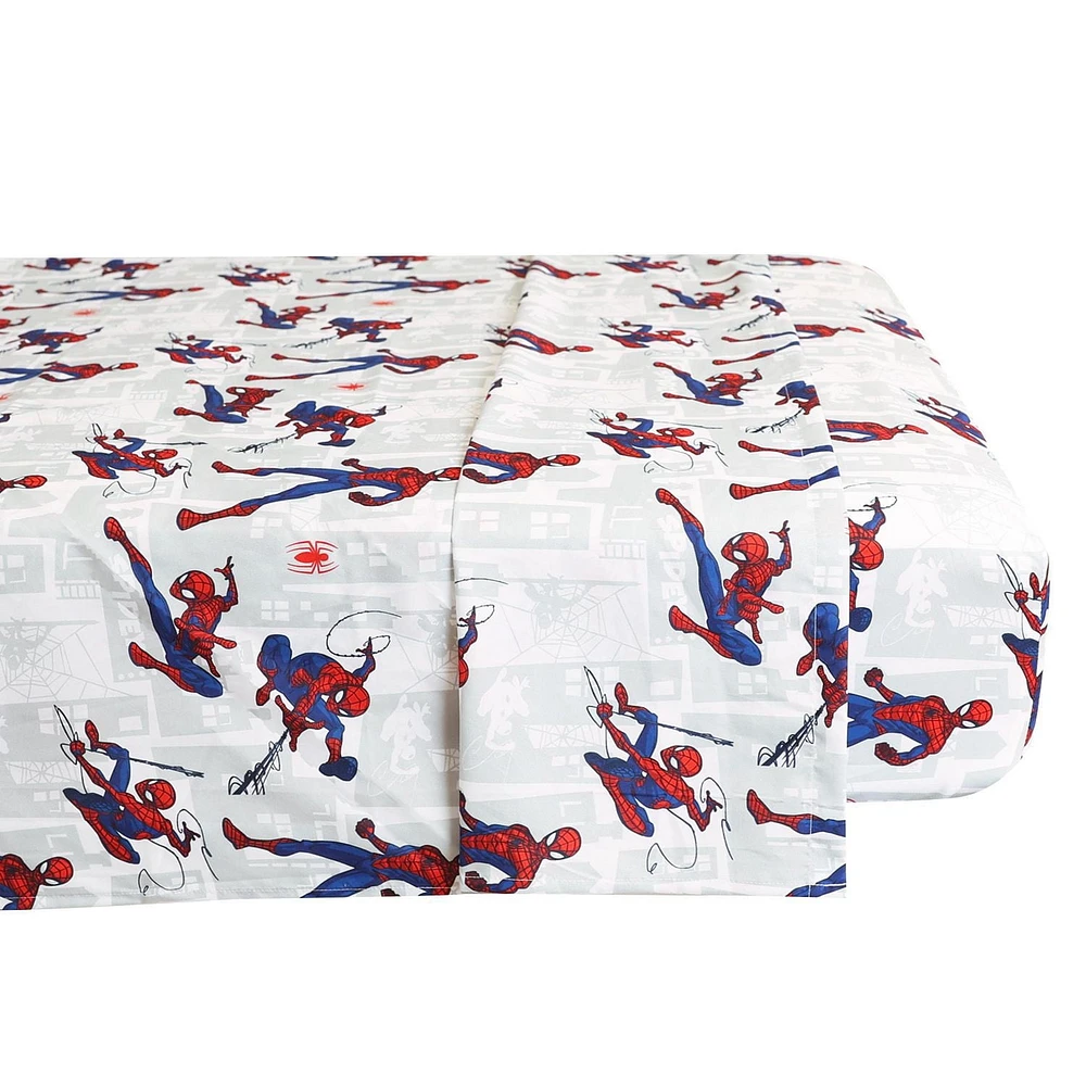 Ensemble de literie 5 pièces pour lit double Marvel Spiderman