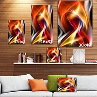 Designart Ornement Gris Art mural sur toile