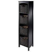 Terrace 5pc Storage Shelf with Baskets Set