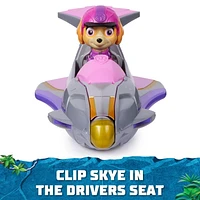 PAW Patrol Jungle Pups, Skye's Falcon Vehicle, Avion à réaction avec figurine à collectionner, jouets pour les garçons et les filles à partir de 3 ans