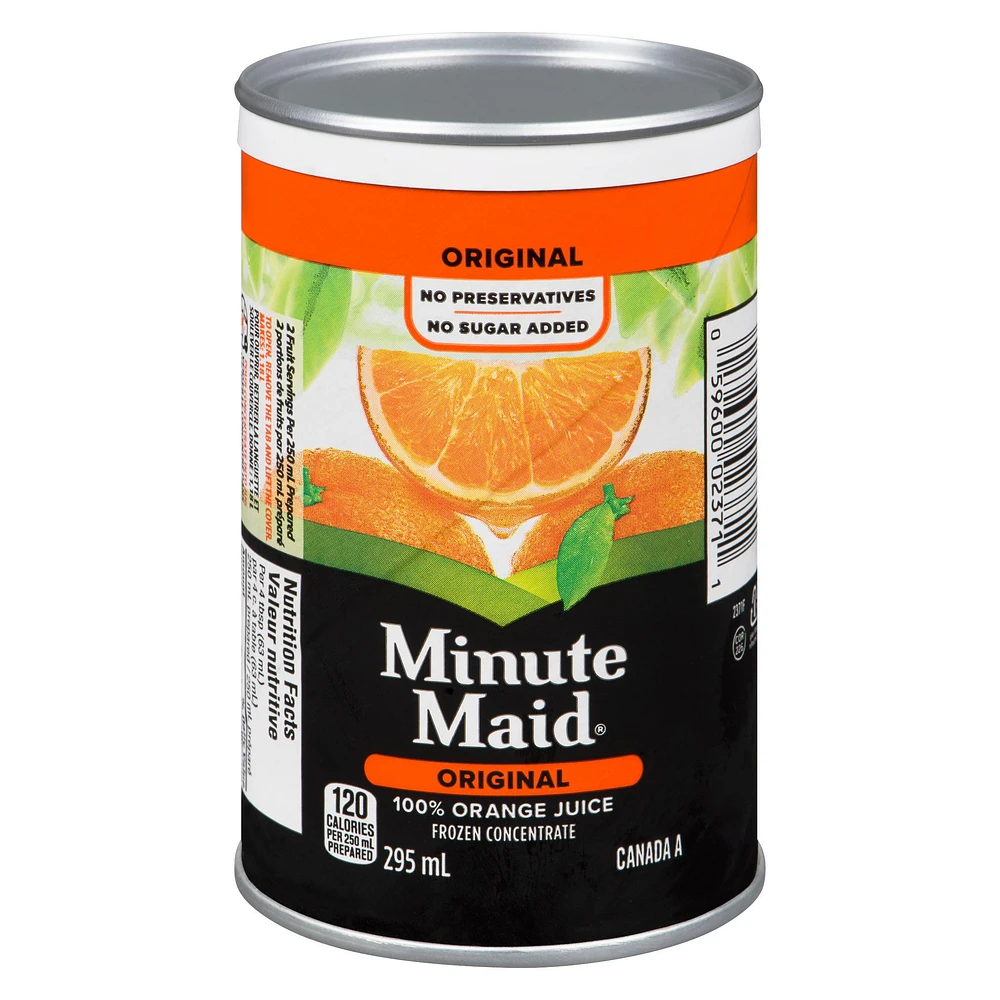Jus d’orange Minute Maid, boîte surgelée de 295 ml 295 x ml