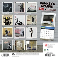 BrownTrout Graffitis de Banksy 2024 Mur Carré 30.48x60.96 CM, 9781975466725