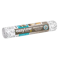 Smooth Top EasyLiner Brand Shelf Liner, Grey Damask, 12 in. x 10 ft., Multiple Sizes Available