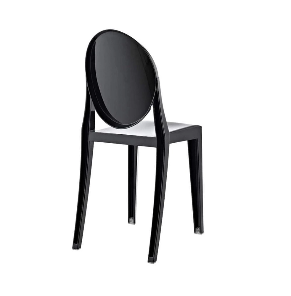 Heavenly Collection Plastique Noir Chaise Sans Bras