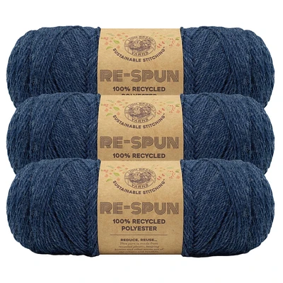 Lion Brand Re-Spun Yarn (3-Pack