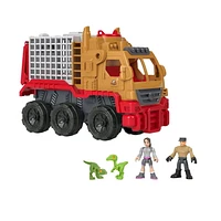 Imaginext Jurassic World: La Colo du Crétacé-Coffret Camion de Capture et Yaz
