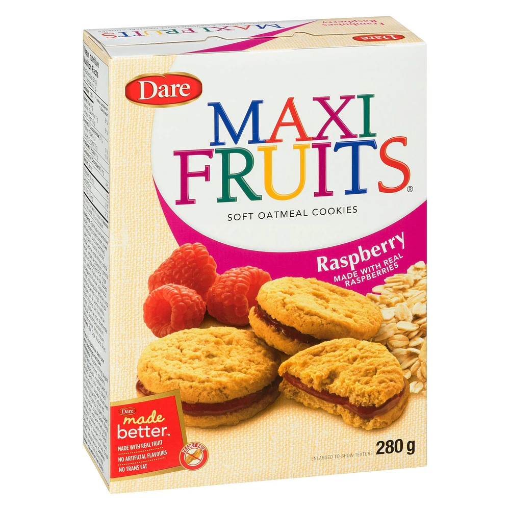 Maxi Fruits Raspberry Cookies, Dare, 280 g