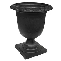 Tierra Verde 19" x 23" Crescendo Urn Planter In Slate, Made from recycled materials