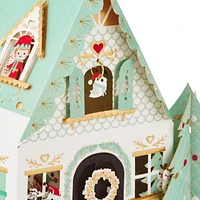 Carte en relief de Noël – Signature de Hallmark (Décoration – Maison du père Noël en 3 dimensions)