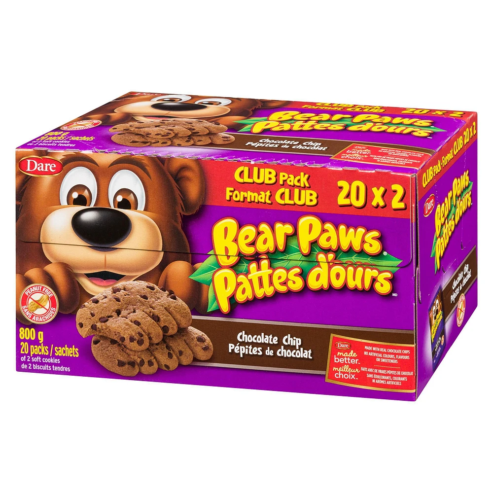 Bear Paws Chocolate Chip, Dare 800g
