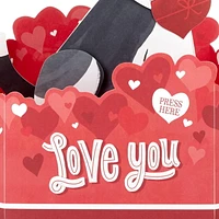 Carte déployable de la Saint-Valentin  avec son et mouvement –  Paper Wonder de Hallmark