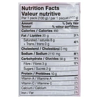 Nouilles instantanées Nissin au goût huile de sésame 500g, 100g x 5