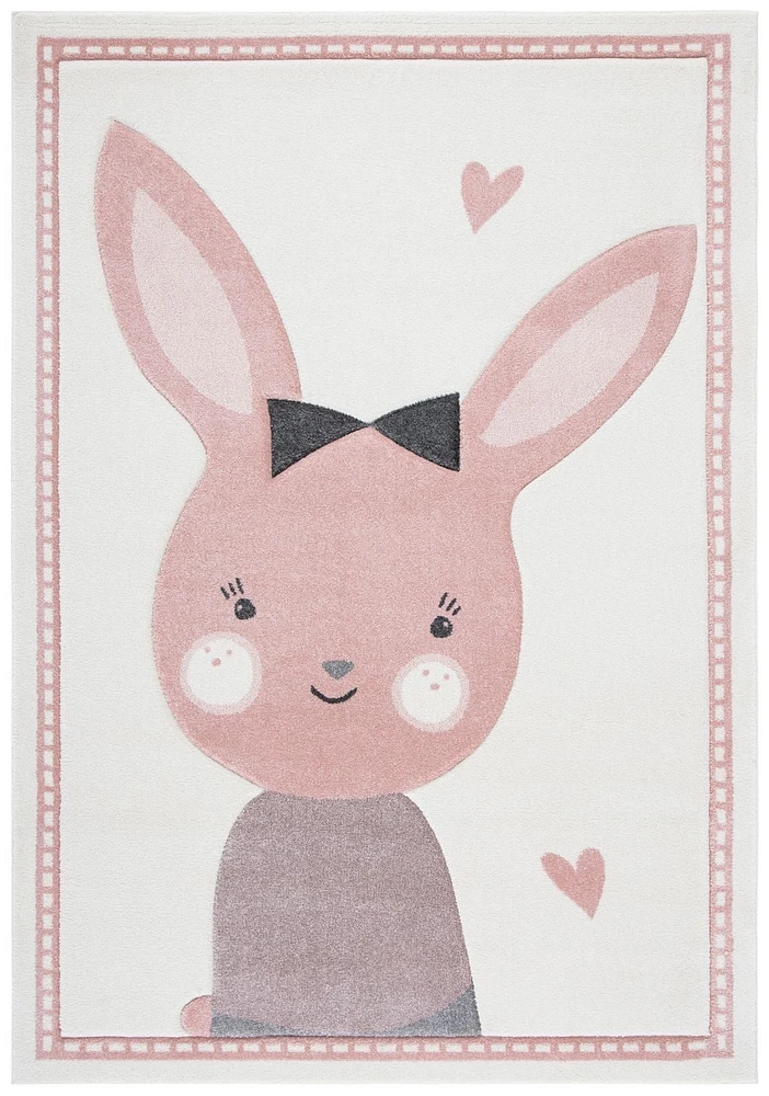 Safavieh Carousel Kids Clark Shy Bunny Area Rug