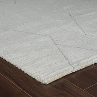 Tapis d'interieur abstrait Rug Branch Casa, beige creme, boheme - Salon, chambre, salle à manger et cuisine<br>
