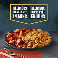 Porc effiloché sucré et piquant avec patates douces épicées surgelé Crave 283G