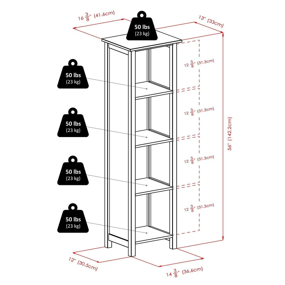 Winsome Verona 4-Section Storage Set - 94861
