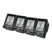 L-ink 4 Pack Compatible HP 61XL  High Yield Black Ink Cartridge (CH563WN)