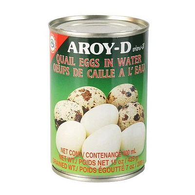 Aroy-D Quail Eggs in Water, 400 ml