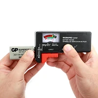 WorkPro Battery Tester, Test AA AAA C D 9V 1.5V
