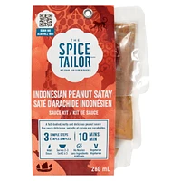 The Spice Tailor Indonesian Peanut Satay, Full-bodies, nutty and spicy