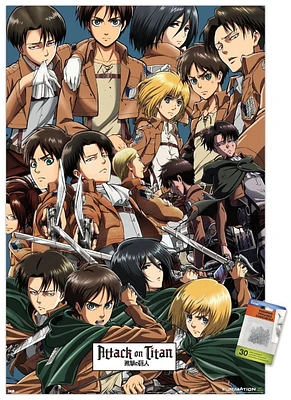 Attack on Titan - Collage Wall Poster, 22.375" x 34"