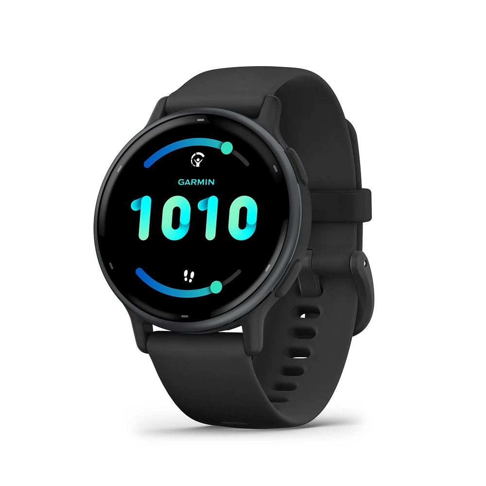 Montre intelligente GPS et tracker d'activité Garmin vívoactive 5 - Noir/Noir
