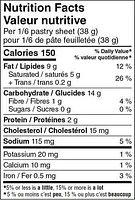 Great Value Butter Puff Pastry, 450 g