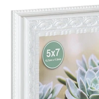 Cadre photo 12,7 x 17,8 cm Mandeville blanc