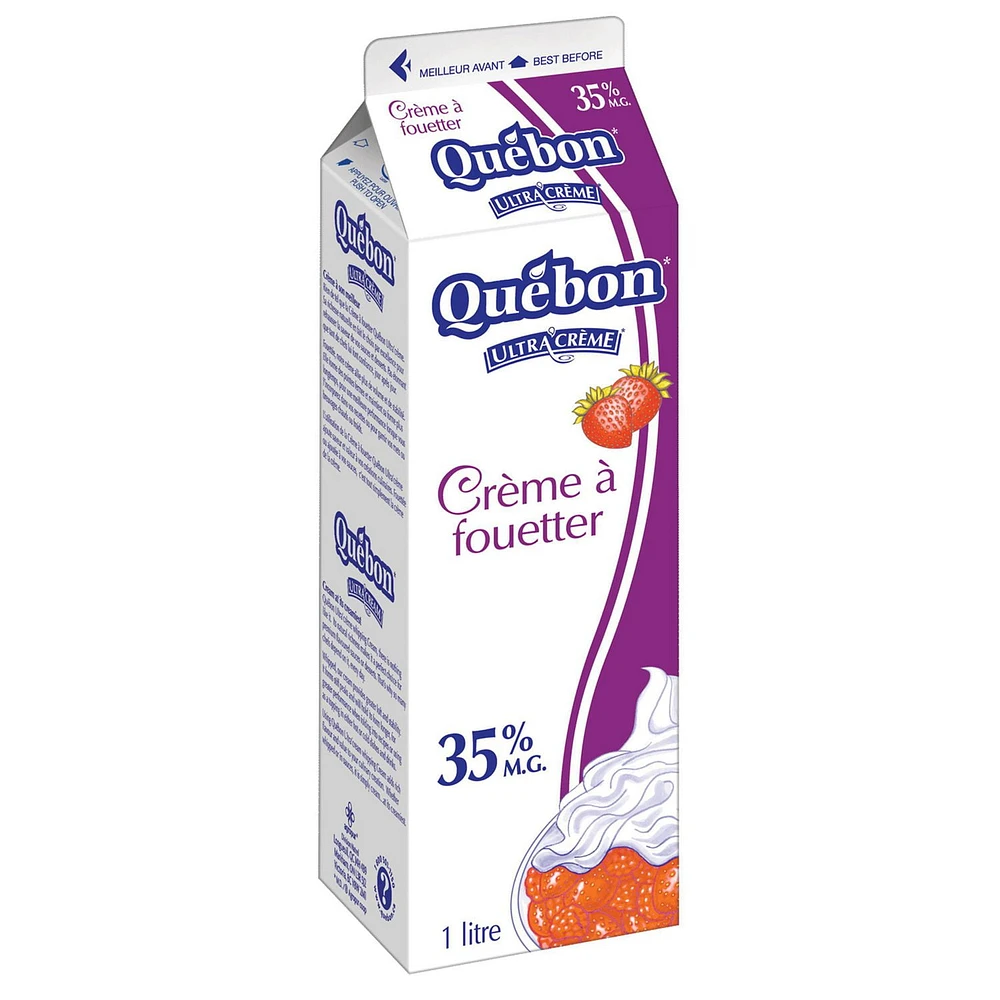 Québon 35% Whipped Cream, 1 L