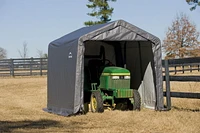 Shed-in-a-Box 10 pi (larg.) x 10 pi (prof.) x 10 pi (haut.) - Abri pointu - gris